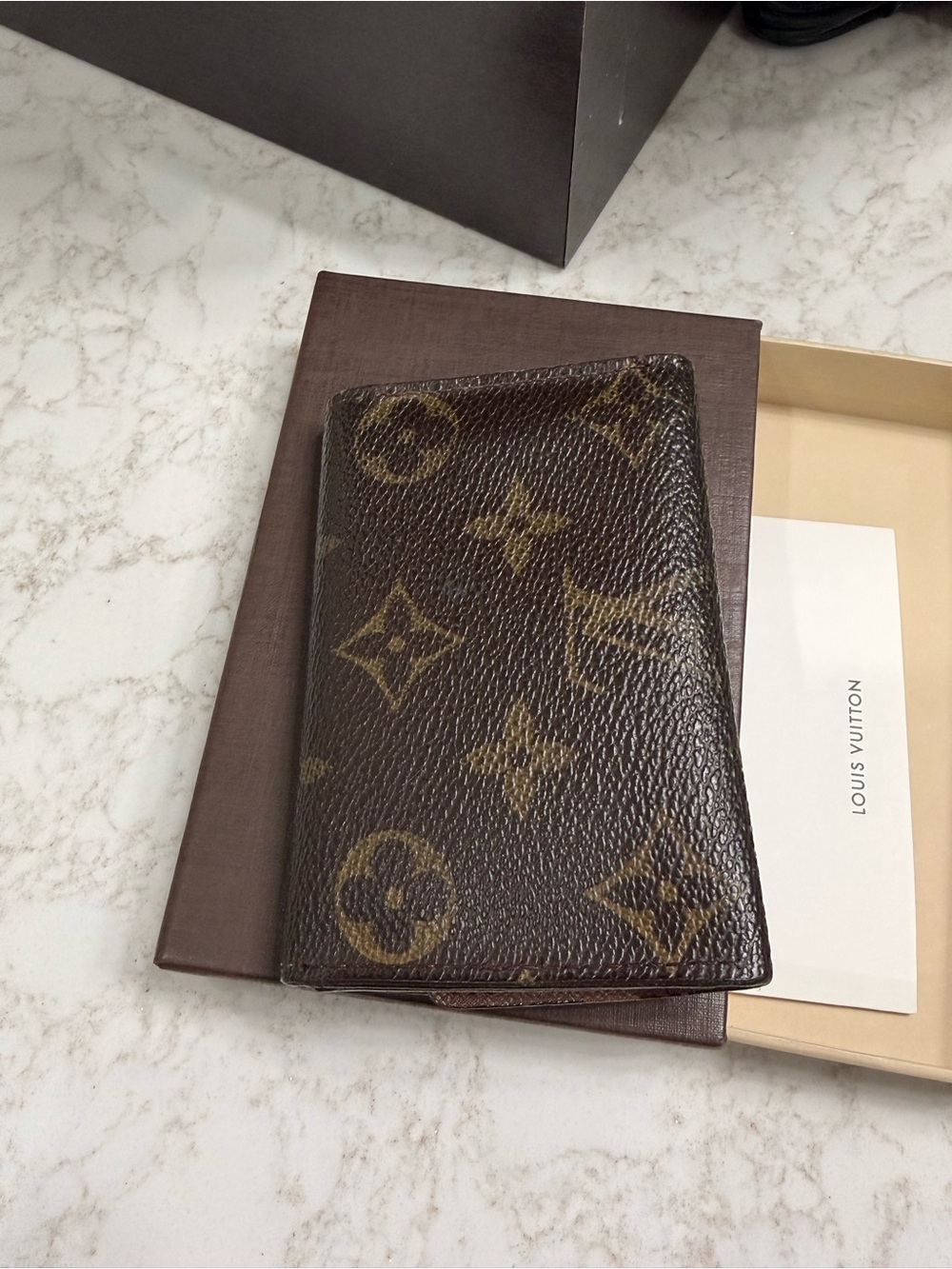Louis Vuitton Monogram Canvas Card & Key Holder - Brown/Gold - Picture 3 of 6